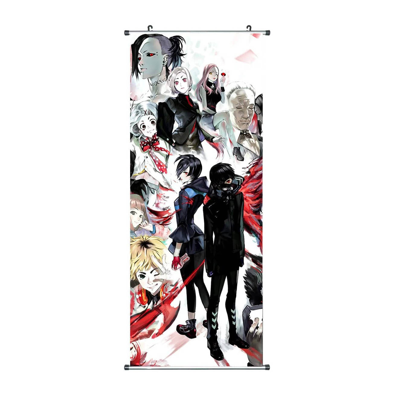 Tokyo Ghoul - Rollbild aus Stoff - 100x40cm