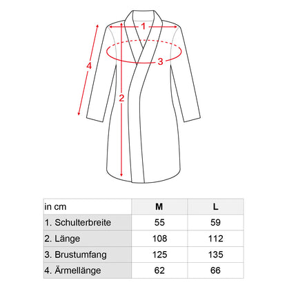 Son Goku Bademantel mit GO Schriftzeichen, Größe: SM, L