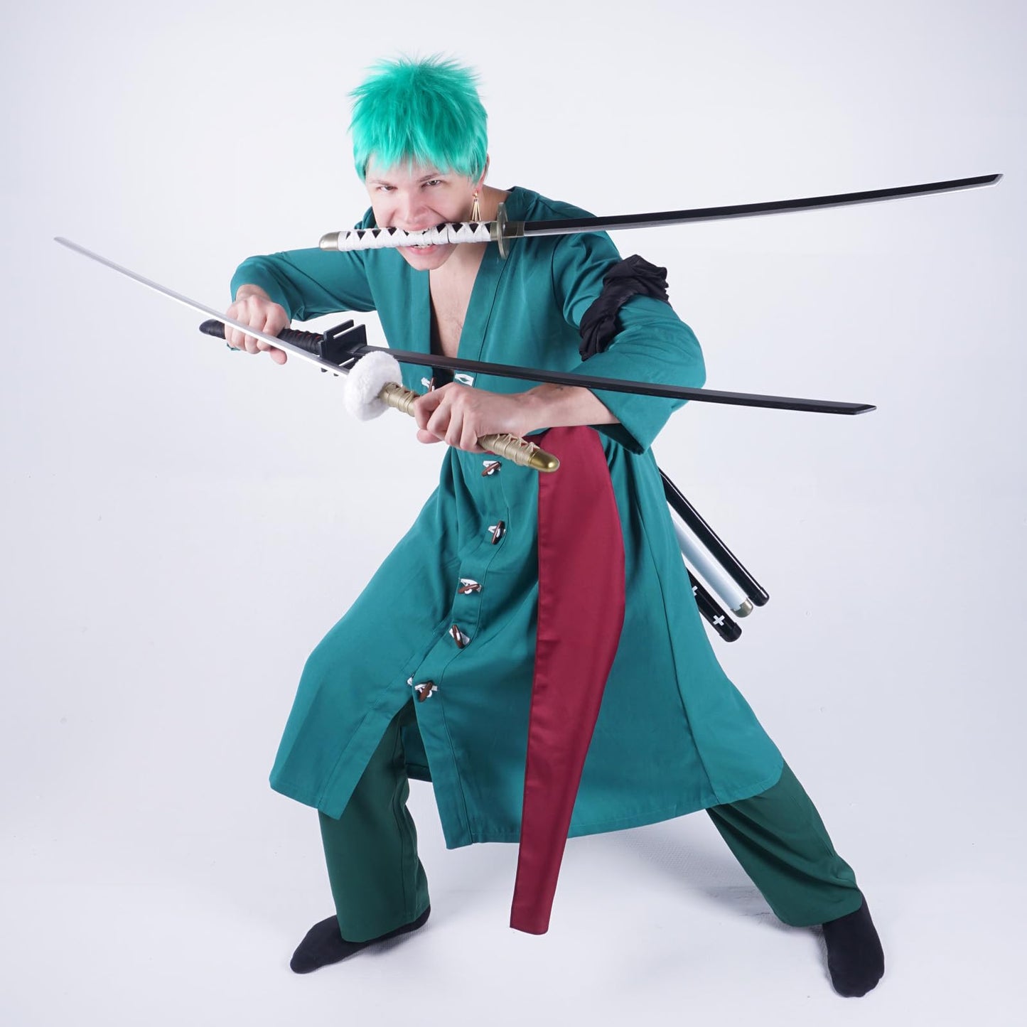 Cosplay Kostüm von Lorenor Zorro nach der 2 jährigen Trennung, Größen: S - XL