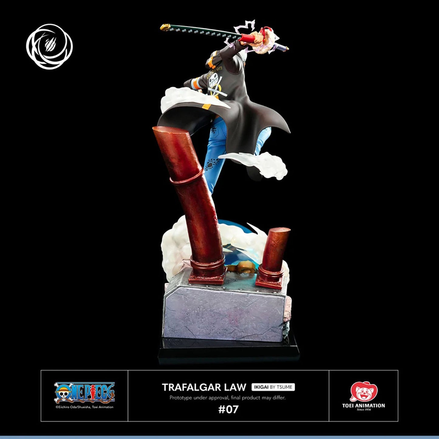 One Piece - Trafalgar Law Kikoku - Figur Limited Edition - 43cm - Tsume