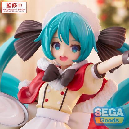 Vocaloid - Hatsune Miku Christmas Figur - 20cm - SEGA Luminasta