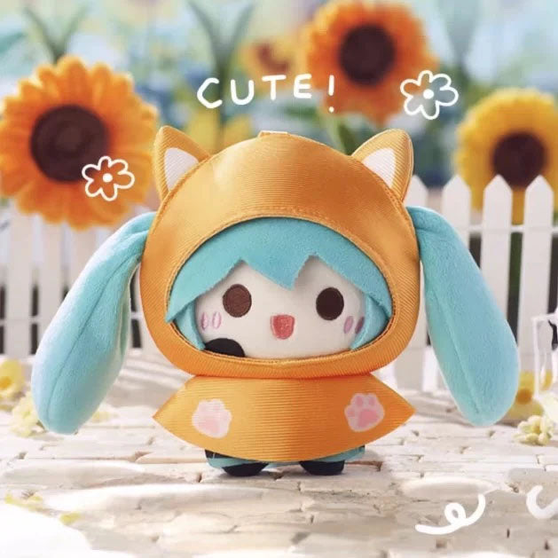 Hatsune Miku - Regenmantel Serie - Mini Plüsch-Anhänger - Blind Box - Einzelbox