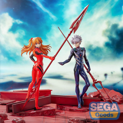 Neon Genesis Evangelion - Asuka Langley - Luminasta Figur (mit Cassius-Speer) - 20cm - SEGA