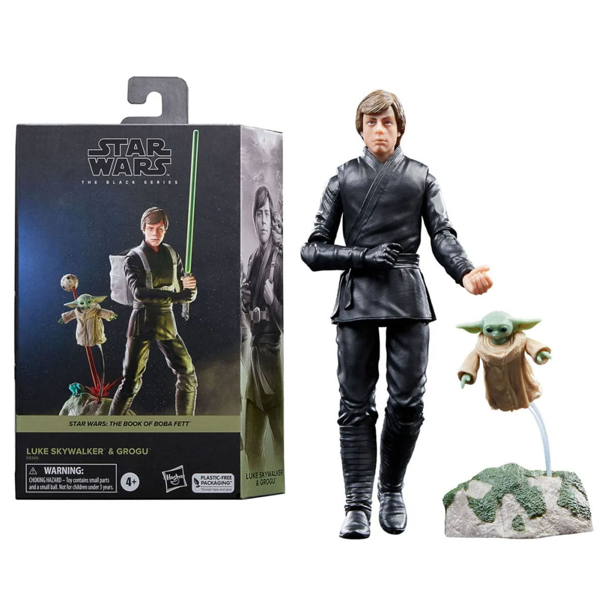 Star Wars: The Book of Boba Fett - Luke Skywalker & Grogu - The Black Series Actionfigur 2-Pack - 15cm - Hasbro