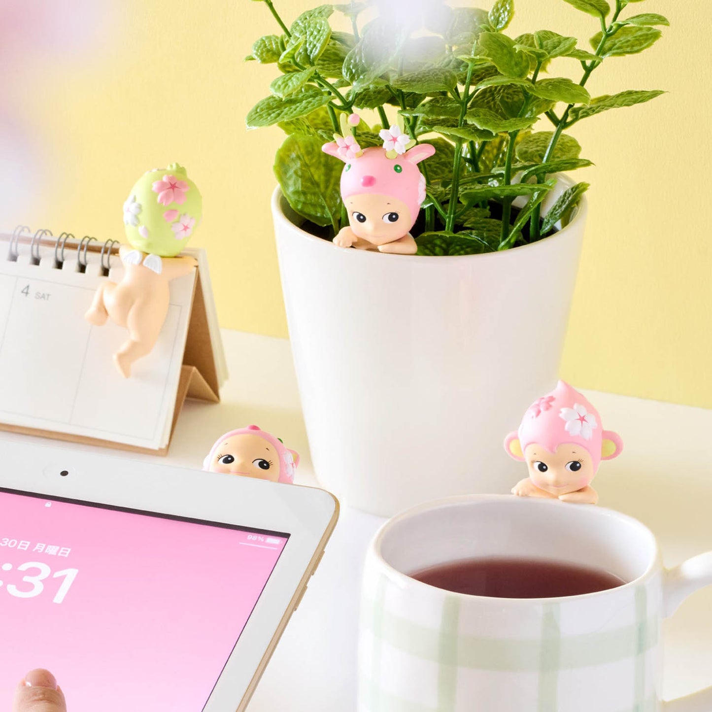 Sonny Angel - Hippers Cherry Blossom Series - Blind Box Figur - Einzelbox - ca. 8-10 cm - Dreams