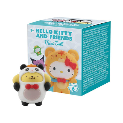 YuMe Hello Kitty and Friends mit Tierkostüm | Sanrio Figur | Blind Box | 5 cm