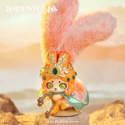 Awake Toys - Cup Rabbits Dreaming of Dunhuang - Plüsch-Minifigur (Blind Box) - Einzelbox - 17 cm - AWAKE TOYS