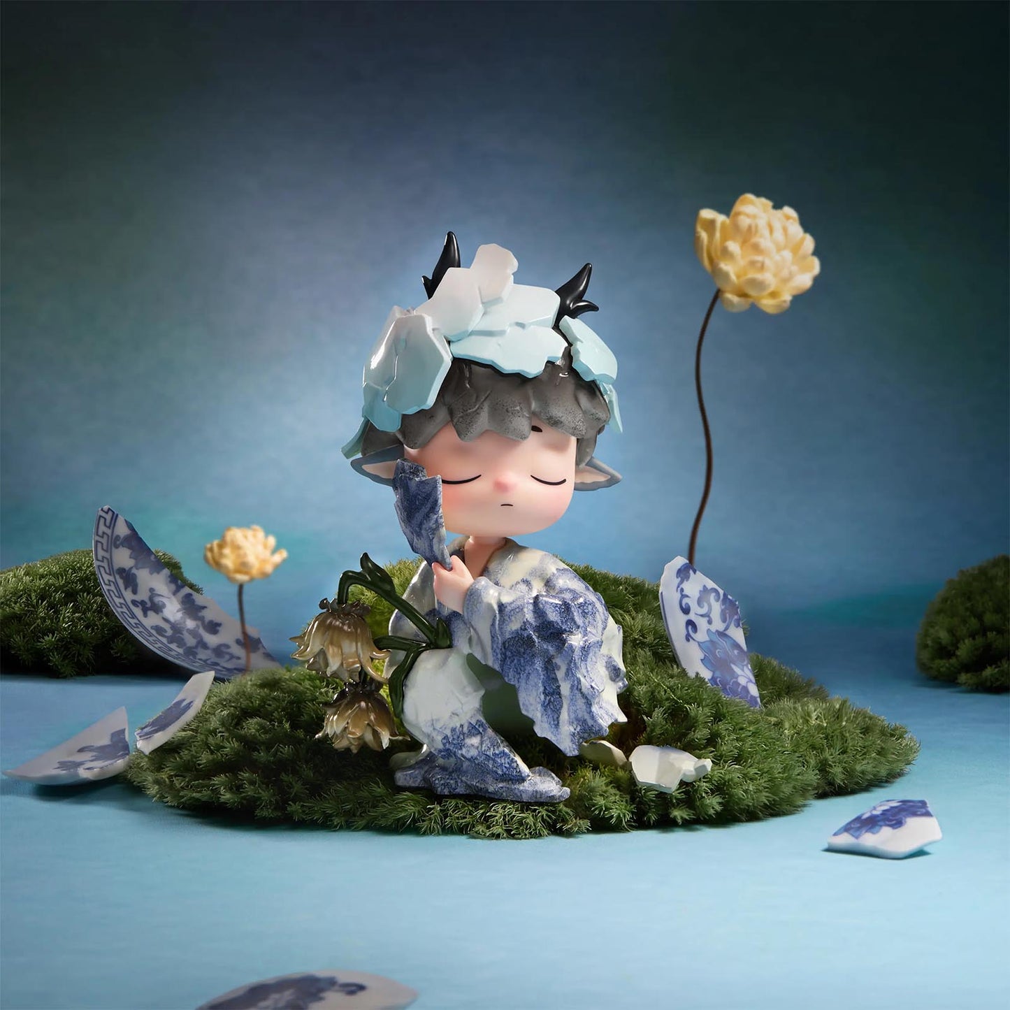 MIMI Echoes of Mountains and Rivers - Art Toy Sammelfigur (Blind Box) - Einzelbox - 10 cm - HEYONE