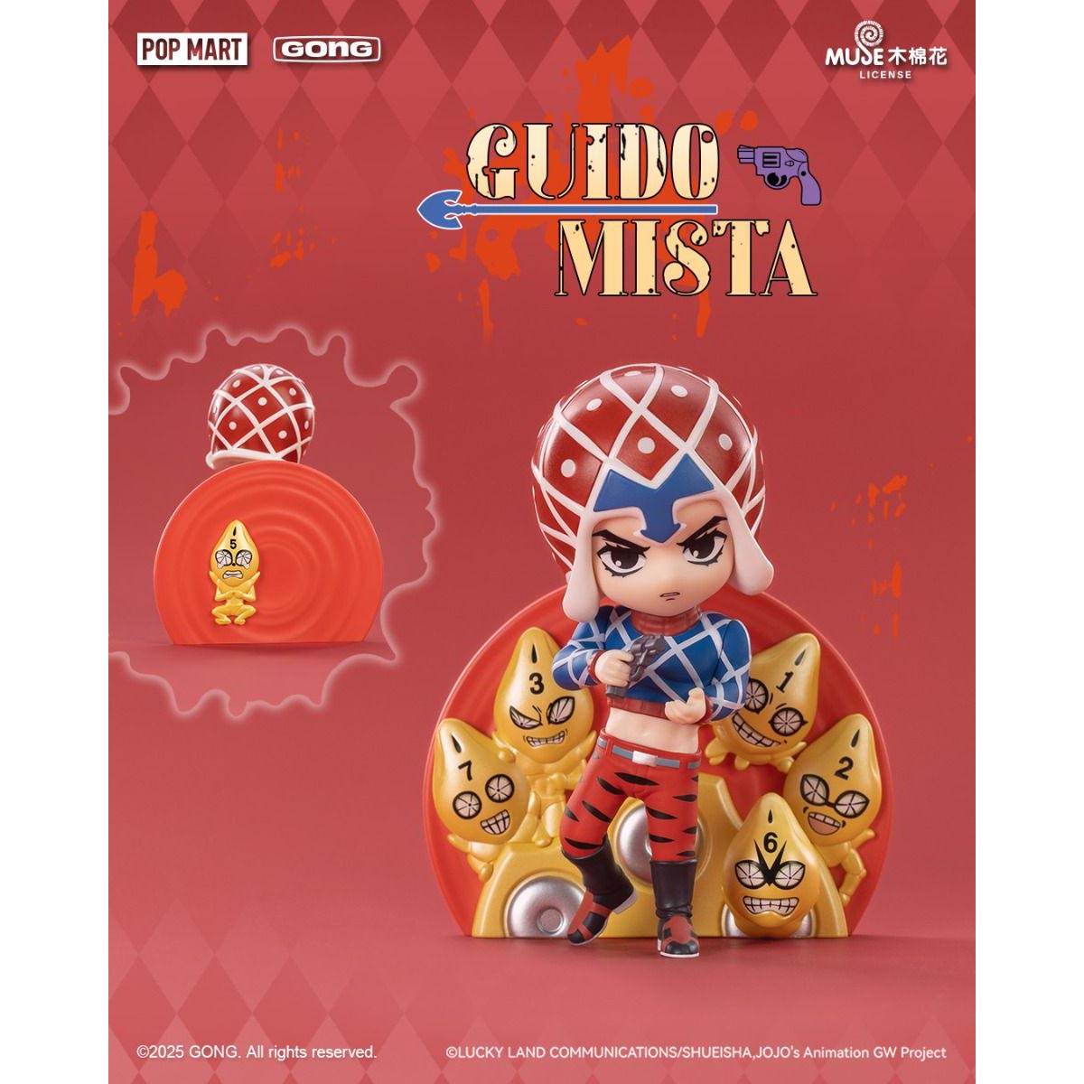 JoJo's Bizarre Adventure: Golden Wind Series - Blind Box - 10 cm - Einzelbox - POP MART X GONG
