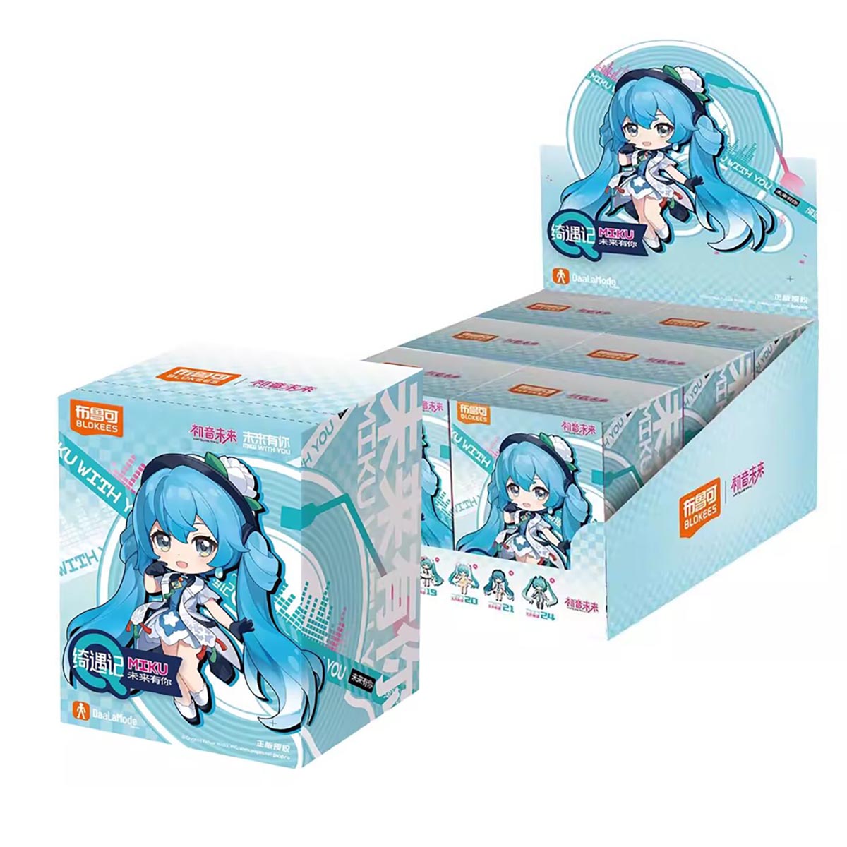 Hatsune Miku - Miku With You Series - Actionfigur Blind Box - 10 cm - Einzelbox - Blokees