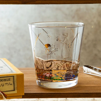Studio Ghibli - Das wandelnde Schloss - Howl & Sophie - Graviertes Trinkglas - Benelic
