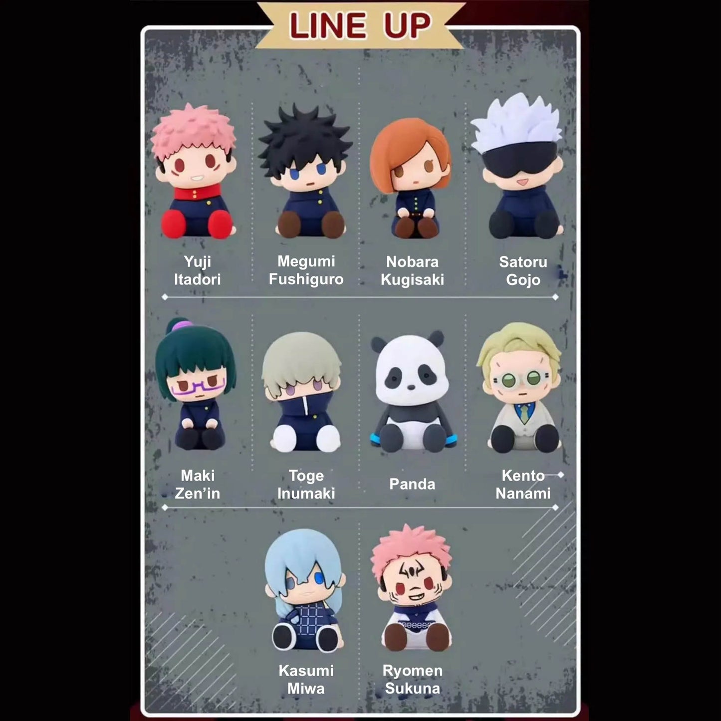 Jujutsu Kaisen - Potepotte-R Mini-Figur - Blind Box - Einzelbox - ca. 6cm - Bandai Namco