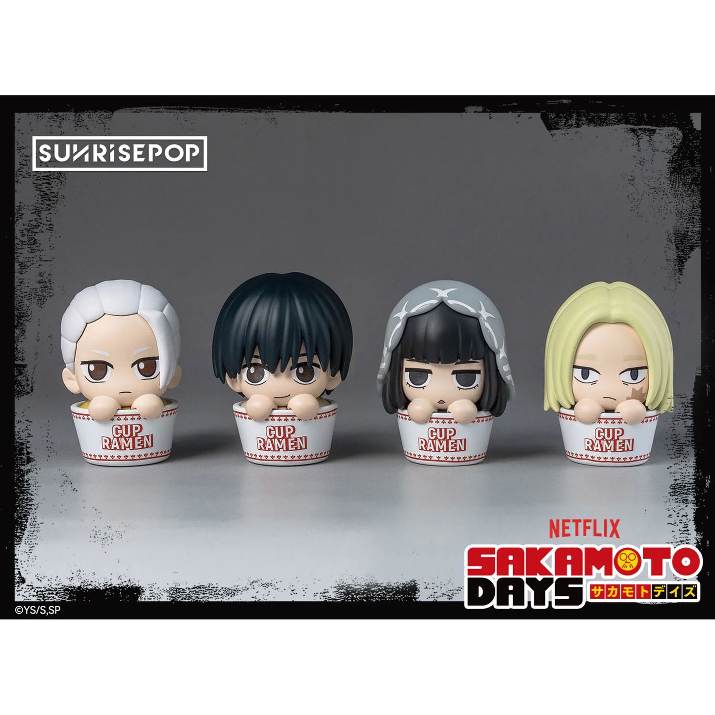 Sakamoto Days - Cup Ramen Mini Desktop Figuren - Blind Box - Einzelbox - 4.5 cm - SUNRISEPOP