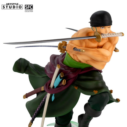 One Piece - Roronoa Zoro - Super Figure Collection (SFC) PVC Figur - 18 cm – ABYstyle Studio