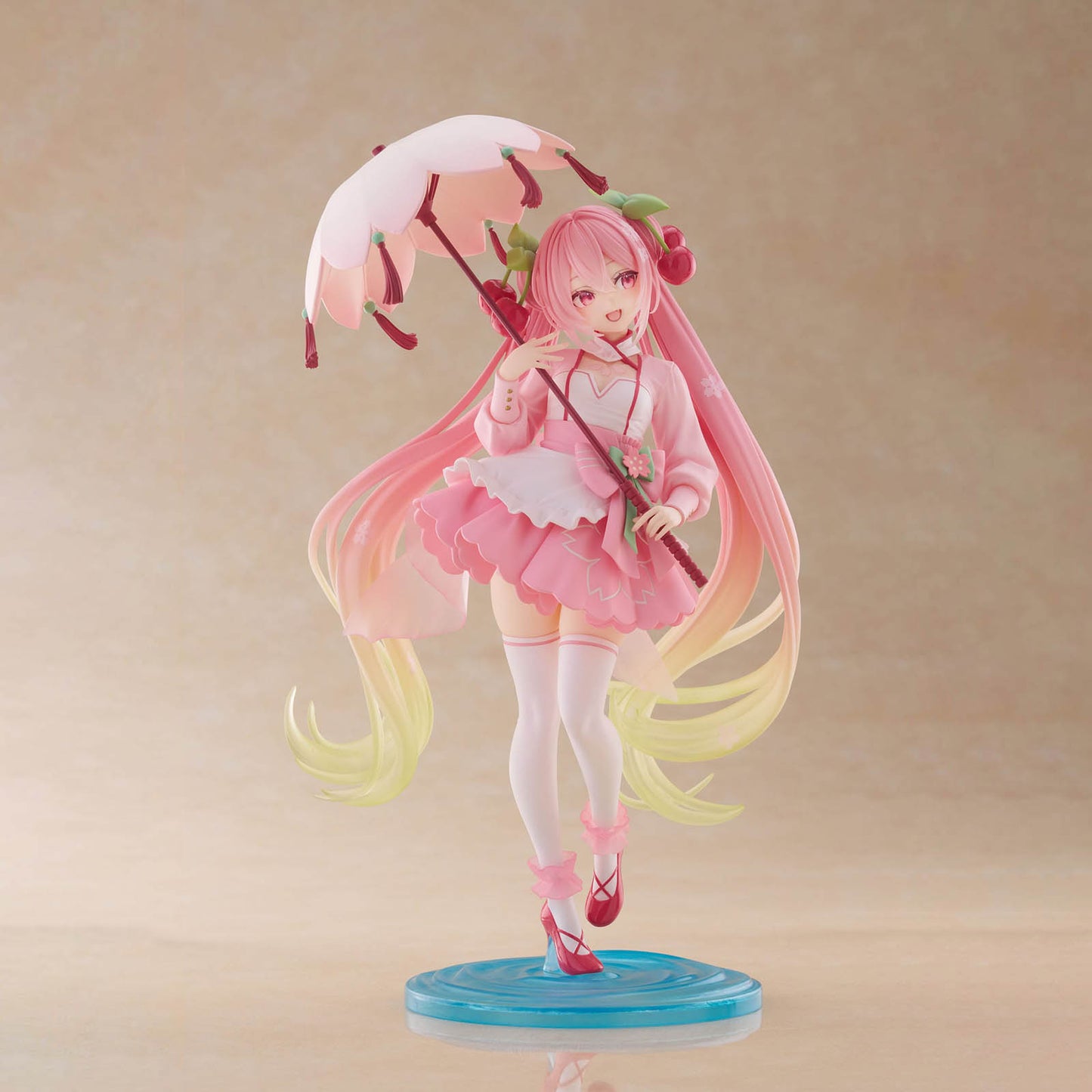 Hatsune Miku - Sakura Miku: Sakura Dress Ver. - AMP+ Prize Figur - 21cm - Taito