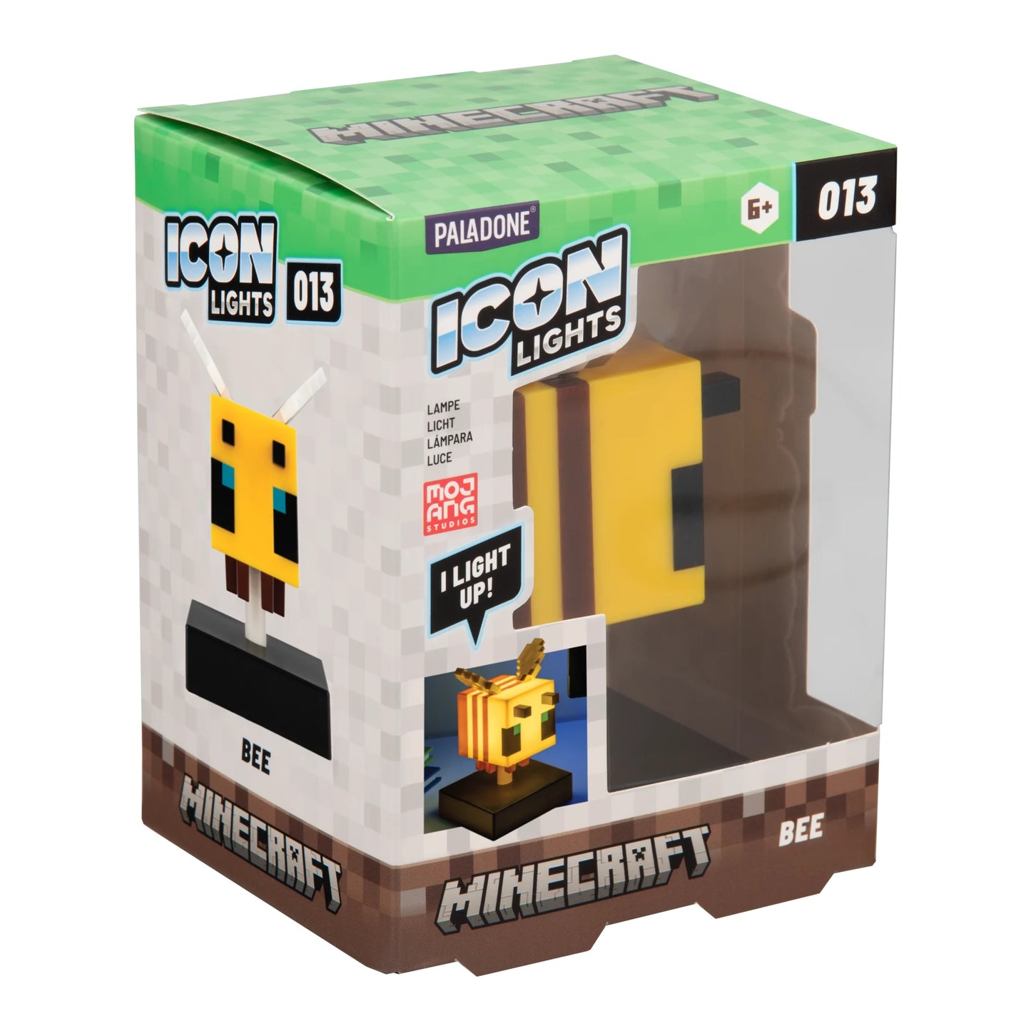 Minecraft - Bee - Mini 3D Icon Tischlampe / Nachtlicht – 11cm - Paladone