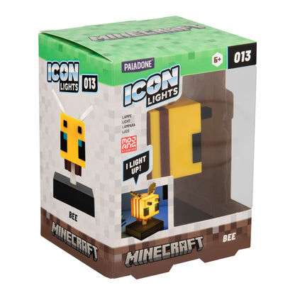 Minecraft - Bee - Mini 3D Icon Tischlampe / Nachtlicht – 11cm - Paladone