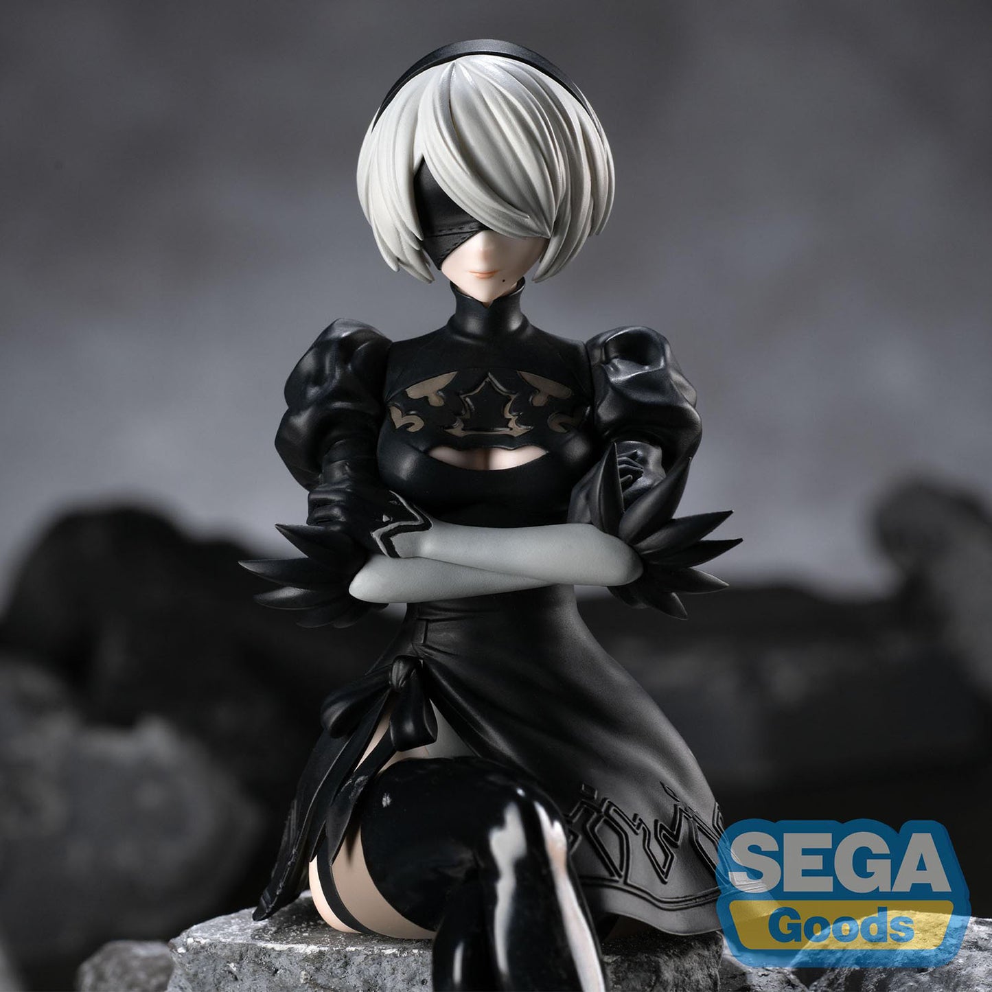 NieR:Automata Ver1.1a - 2B (YoRHa No. 2 Type B) - PM Perching PVC Statue - 13 cm - Sega