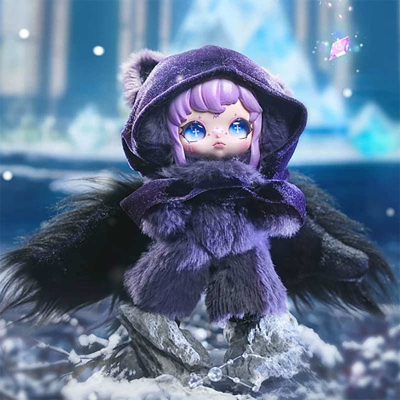 Maytree Dumia - Aria Snow Tracks Whisperer Series - Vinyl Plüschfigur Anhänger Blind Box - Einzelbox – 15 cm – Maytree