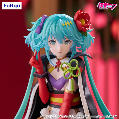 Vocaloid - Hatsune Miku - Flower Fairy Camellia - Noodle Stopper PVC Figur - 15cm - FuRyu
