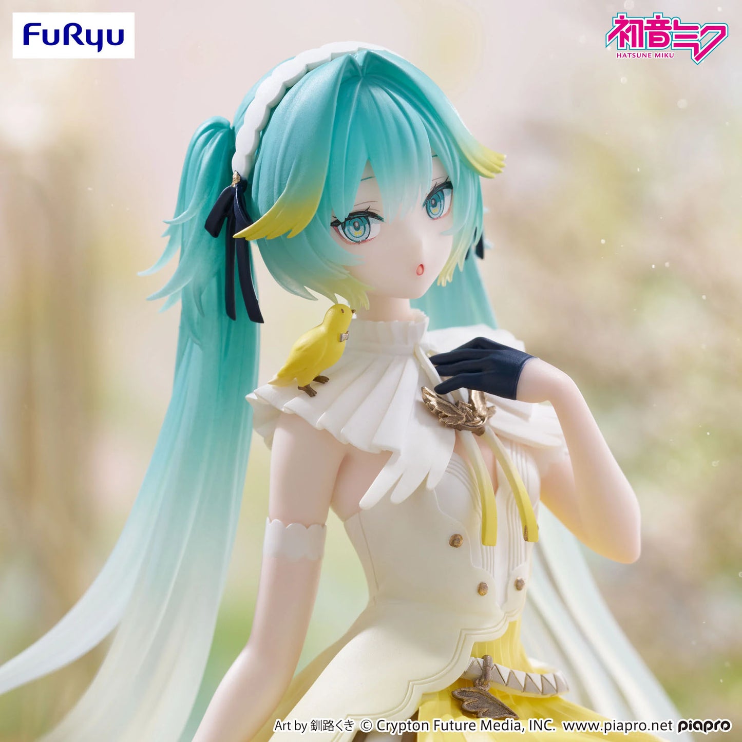 Vocaloid - Hatsune Miku - Canary Bird - Noodle Stopper PVC Figur - 14cm - FuRyu