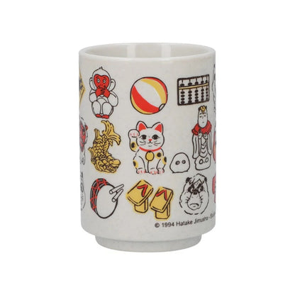Pom Poko - Japanische Keramik Tee-Tasse (Yunomi) - 10,5cm - Benelic