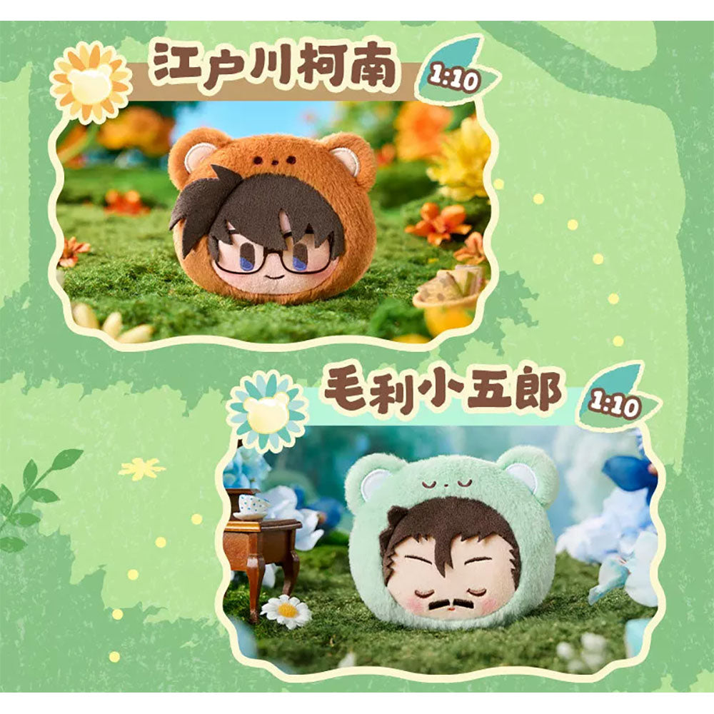 Detektiv Conan: smolQ Bear Head Series - Plüsch-Anhänger Blind Box - Einzelbox - 10cm - LDCX