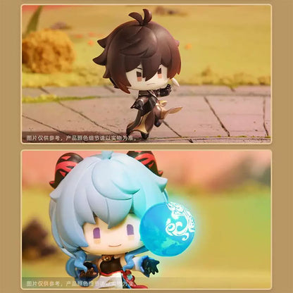 Genshin Impact - Battle Stance Liyue Edition - Sammelfigur - Blindbox - Einzelbox - ca. 5,8-9,7cm - miHoYo