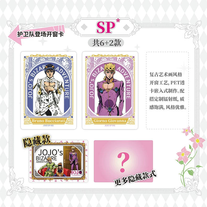 JoJo's Bizarre Adventure - Golden Wind Collecting Card Vol. 2 - Sammelkarten - Einzelpackung - 3 Karten