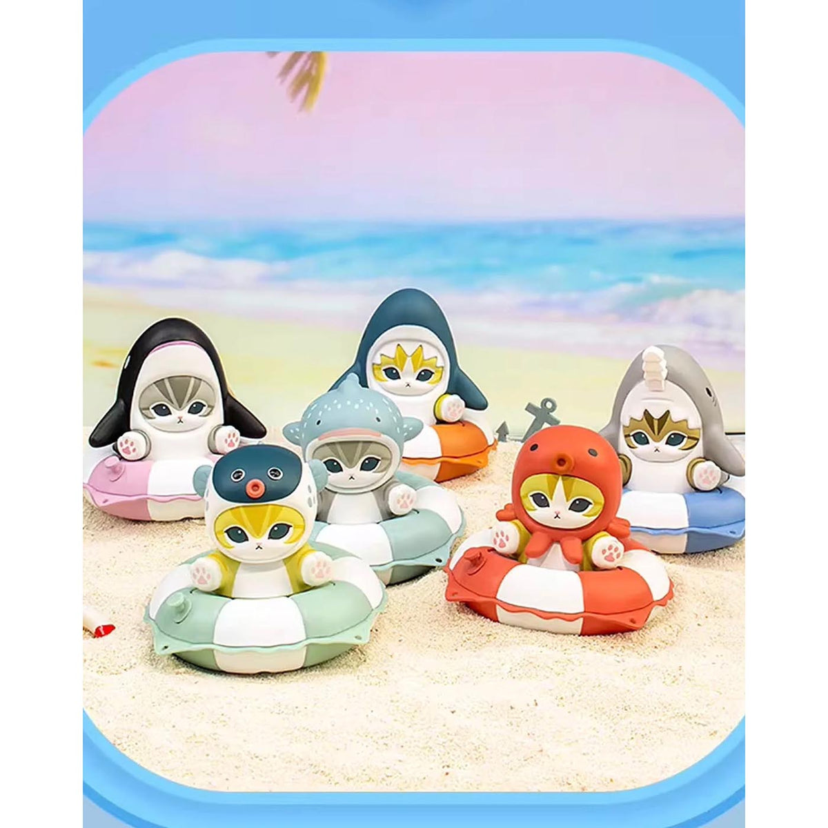 Mofusand - Swimming Ring Cat - Blindbox - Einzelbox - ca. 6 cm - mofusand