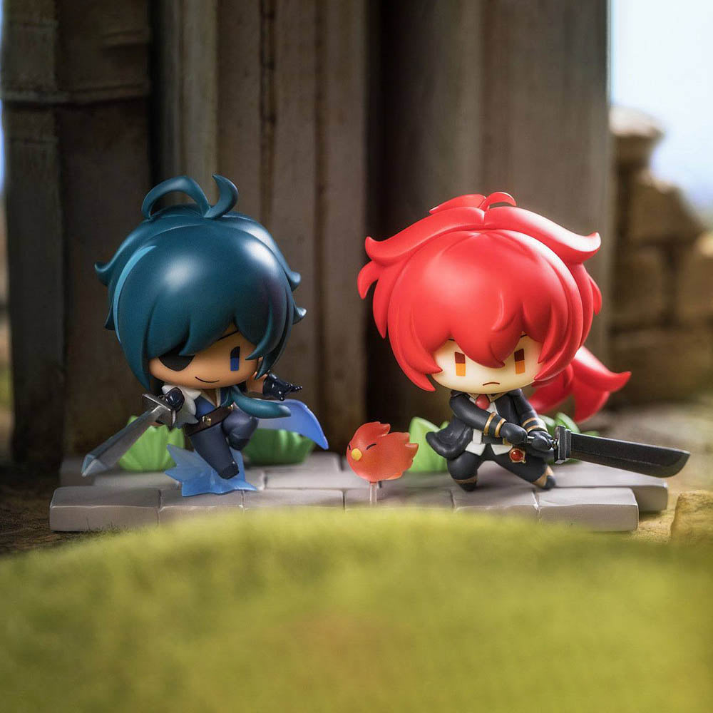 Genshin Impact - Battle Stance Mystery Box - Mondstadt Mini-Figuren - Blindbox - Einzelbox - miHoYo