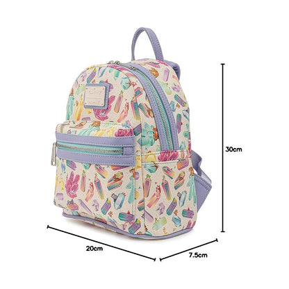 Disney - Crystal Sidekicks AOP - Mini-Rucksack - ca. 23x27cm - Loungefly