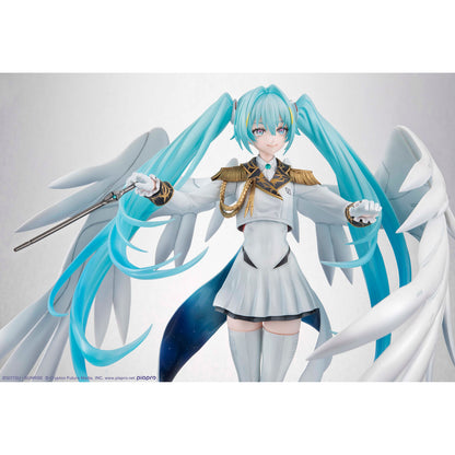 Mobile Suit Gundam x Hatsune Miku - Hatsune Miku x Wing Gundam Zero EW (45th Anniversary) Lucrea - Scale Figur 1/7 - 27cm - MegaHouse