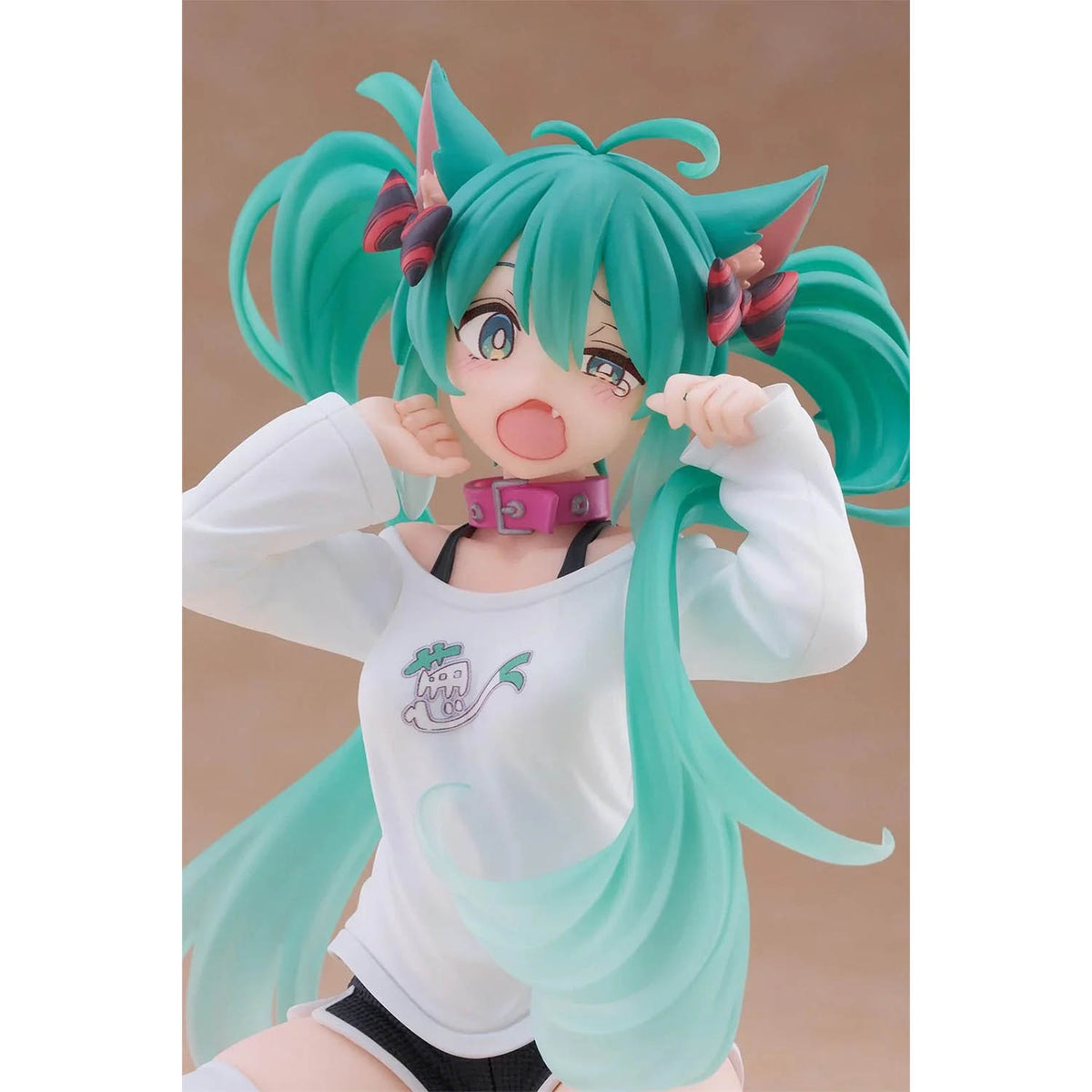 Hatsune Miku - Miku Cat Ear T-Shirt - Figur Desktop Cute - 13 cm - Taito