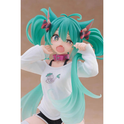 Hatsune Miku - Miku Cat Ear T-Shirt - Figur Desktop Cute - 13 cm - Taito