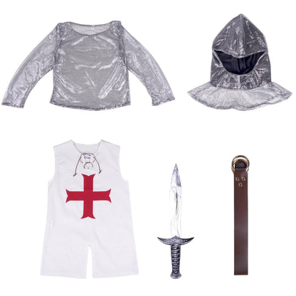 Kreuzritter - Kinderkostüm mit Schwert - Gr. 128–152 - CoolChange