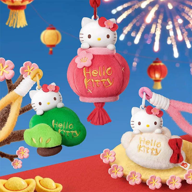 Hello Kitty - Neujahr - Duft-Plüschanhänger Blindbox - Einzelbox - 8,5 x 13,5 cm - MarTube