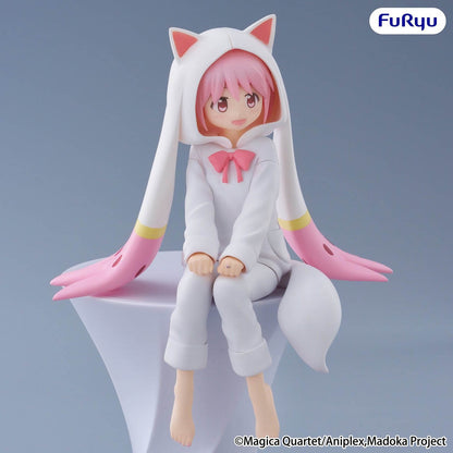 Puella Magi Madoka Magica - Madoka Kaname (Kyubey-Hausanzug) - Noodle Stopper Figur - 15 cm - FuRyu