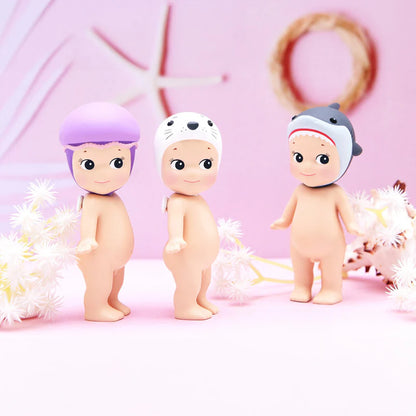 Sonny Angel mit Meeresmütze | Sonny Angel Figur | Blind Box Marine Series | 8 cm