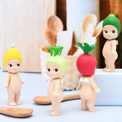 Sonny Angel Sammelfigur mit Gemüsemütze | Blind Box Vegetable Series | 8 cm