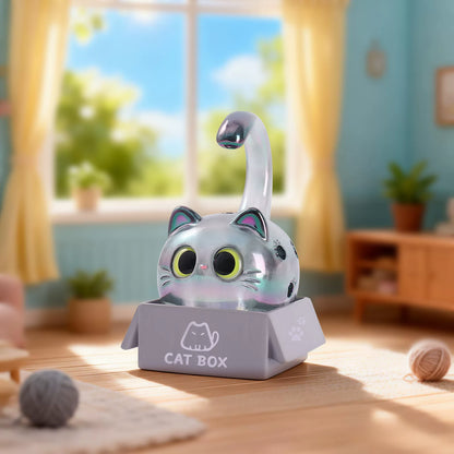 Meow Language - Small Incense Burner - Katzen-Räuchergefäß Blind Box - Einzelbox - 9,6 cm - Cat Box