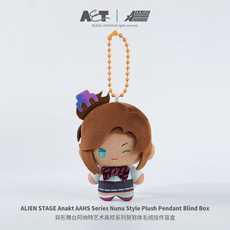 Alien Stage - Anakt Art High School - Nunu Plüschanhänger - Blindbox - Einzelbox - ca. 10 cm - AET