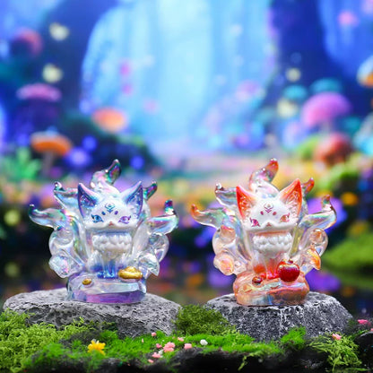 Neunschwänziger Fuchsgeist - Harzfigur - Blindbox - Einzelbox