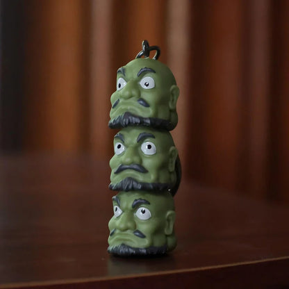 Chihiros Reise ins Zauberland - Kashira - 3D-Schlüsselanhänger - 1,9 x 1,8 x 5,4 cm - Benelic