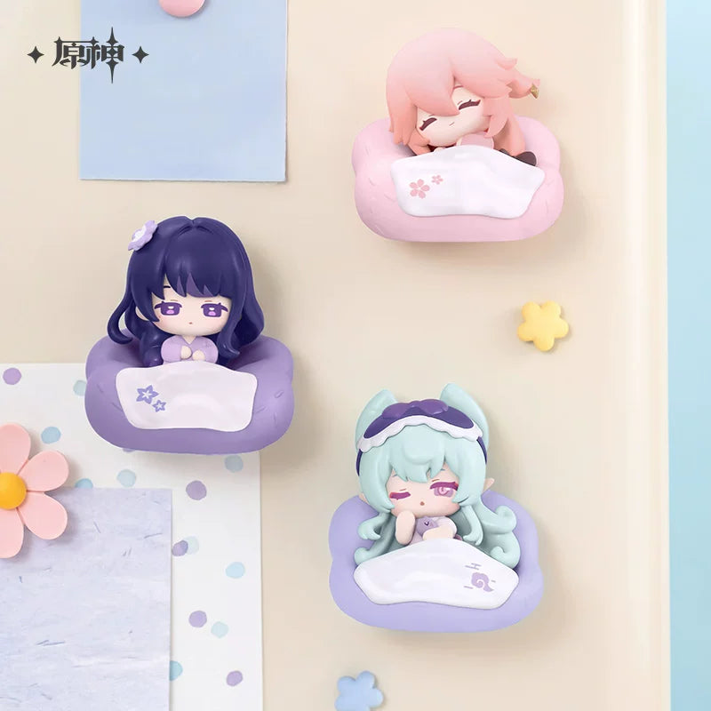 Genshin Impact - Cloud Pillow Reverie Series Chibi-Kühlschrankmagnet-Blindbox - Einzelbox - 5-6cm - All for Play
