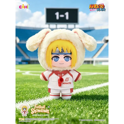 Naruto Shippuden - Cute Pet Clash Team Football Plush Keychain Blind Box - Single Box - 14cm - EAKI