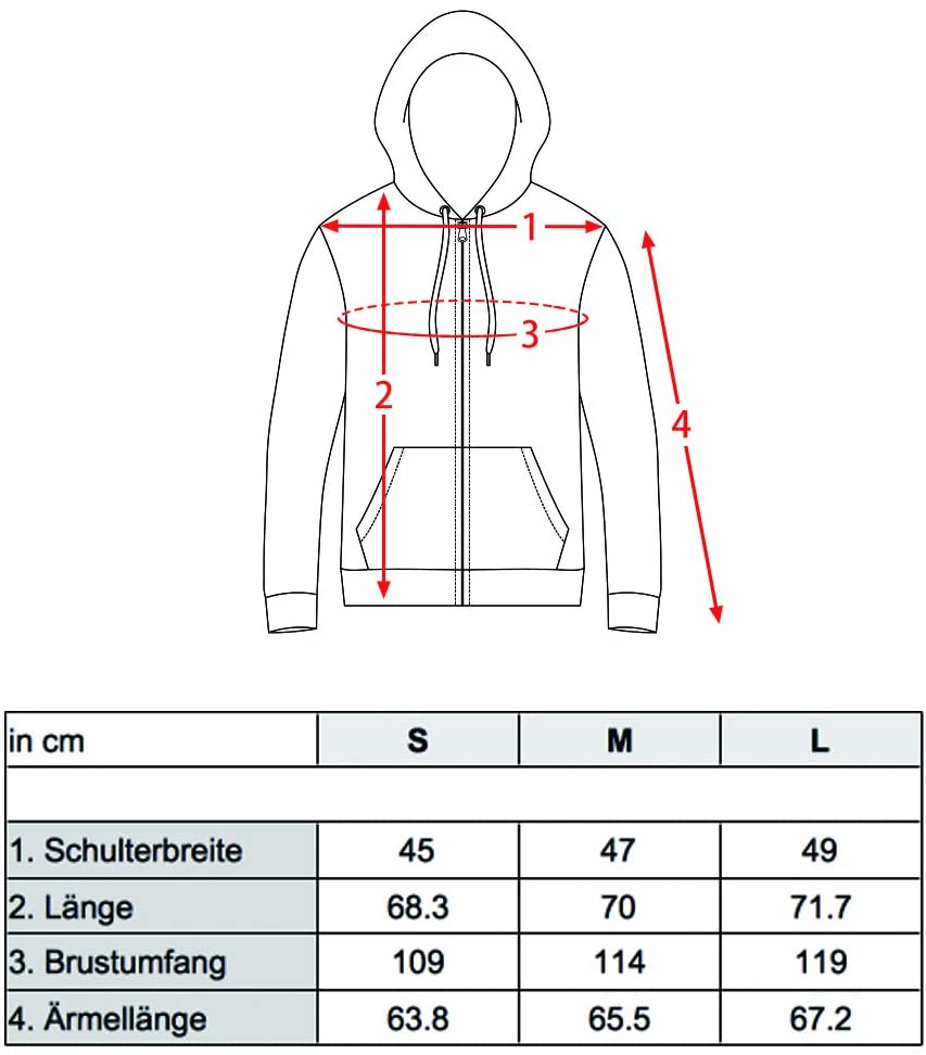 Zip Hoodie von Kakashi Hatake, Pullover im Shinobi-Uniform Design, Größen: S - L