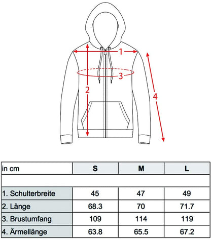 Zip Hoodie von Kakashi Hatake, Pullover im Shinobi-Uniform Design, Größen: S - L