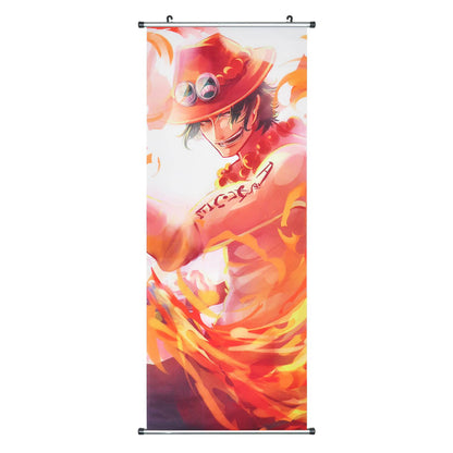 One Piece - Stoff Rollbild - 100x40cm