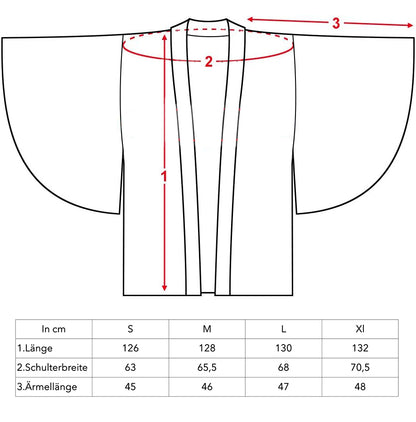 Kimono von Ryomen Sukunai, Cosplay Kostüm für Jujutsu Kaisen Fans, Mit Gesichtstattoo, Größen: S - XL